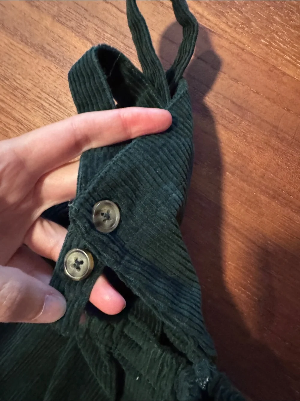 Carter's Dark Teal Corduroy Pinafore Skirt